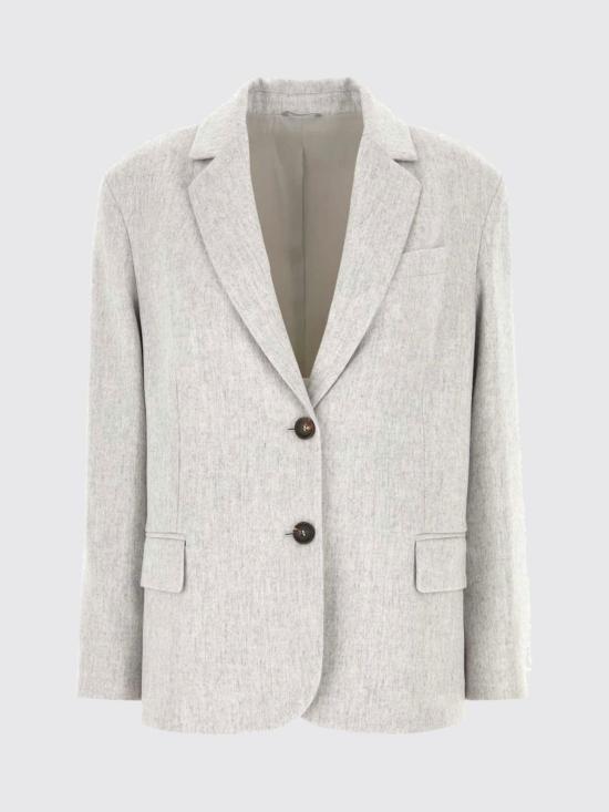 26FW 브루넬로 쿠치넬리 자켓 MG5497204P C502 Pearl - BRUNELLO CUCINELLI