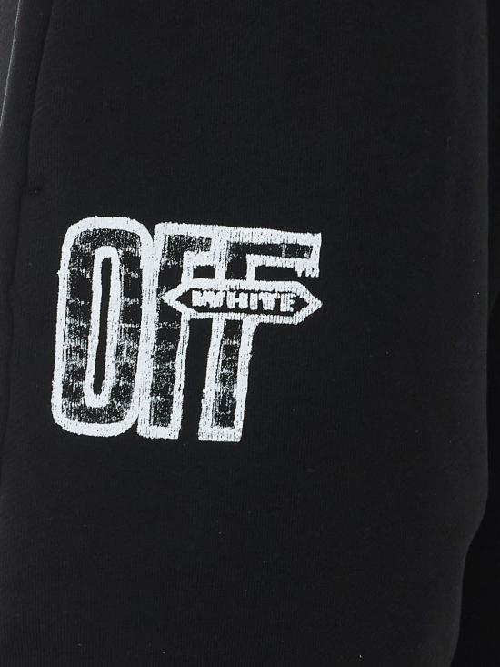 26FW 오프화이트 숏팬츠 OMCI013F26FLE005 001 Black - OFF WHITE