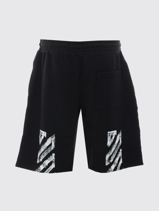 26FW 오프화이트 숏팬츠 OMCI013F26FLE005 001 Black - OFF WHITE