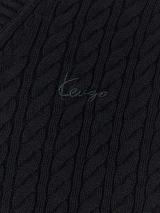 26FW 겐조 가디건 FG65CA8113LK 99J Black - KENZO