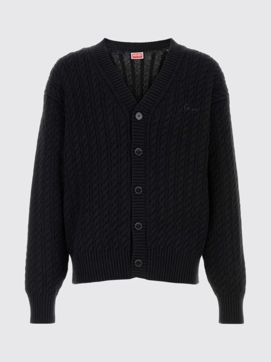 26FW 겐조 가디건 FG65CA8113LK 99J Black - KENZO