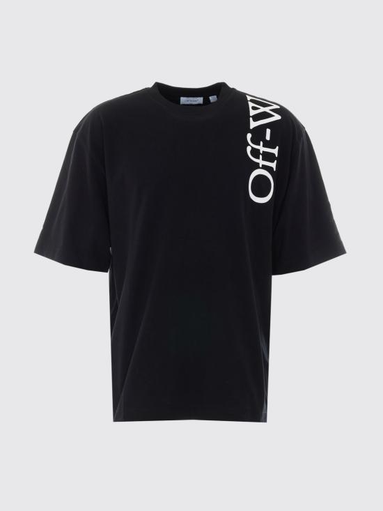 26FW 오프화이트 반팔 티셔츠 OMAA120F26JER010 0001 Black 1 - OFF WHITE