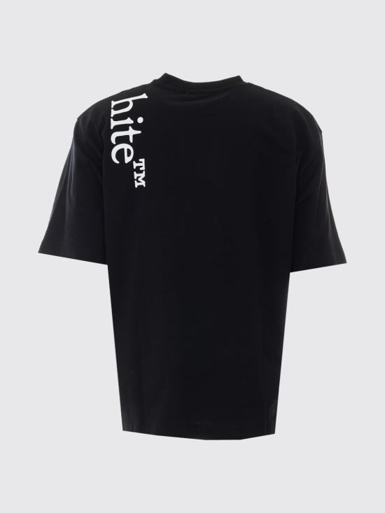 26FW 오프화이트 반팔 티셔츠 OMAA120F26JER010 0001 Black 1 - OFF WHITE