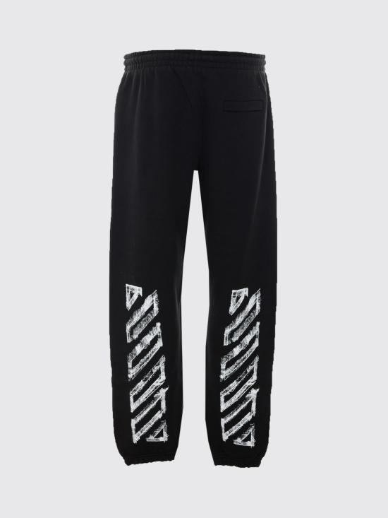 26FW 오프화이트 트레이닝/조거 팬츠 OMCH057F26FLE0030 001 Black - OFF WHITE