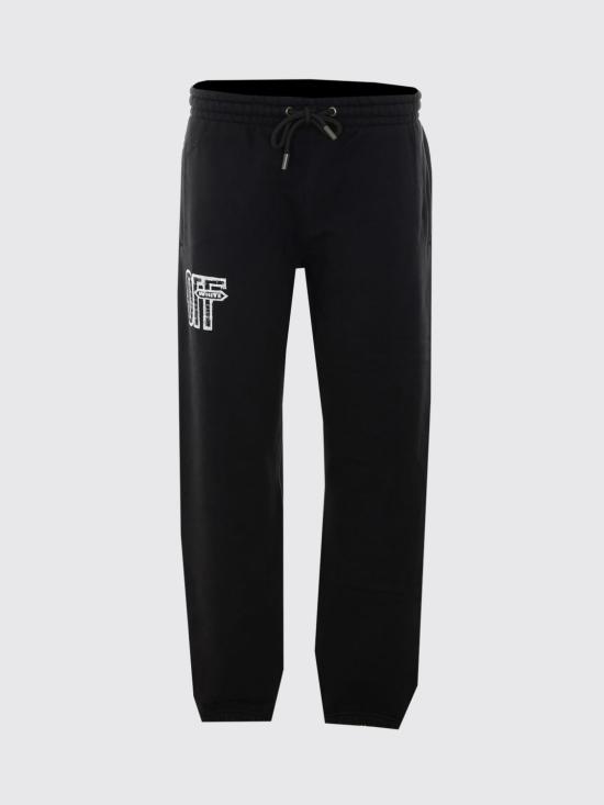 26FW 오프화이트 트레이닝/조거 팬츠 OMCH057F26FLE0030 001 Black - OFF WHITE