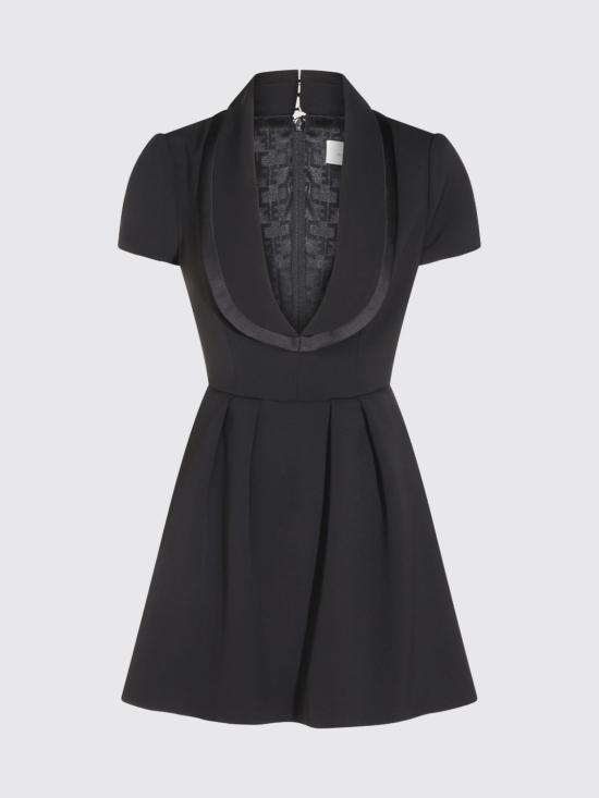26FW 엘리자베타프랜치 롱 원피스 AB98666E2 110 Black - ELISABETTA FRANCHI