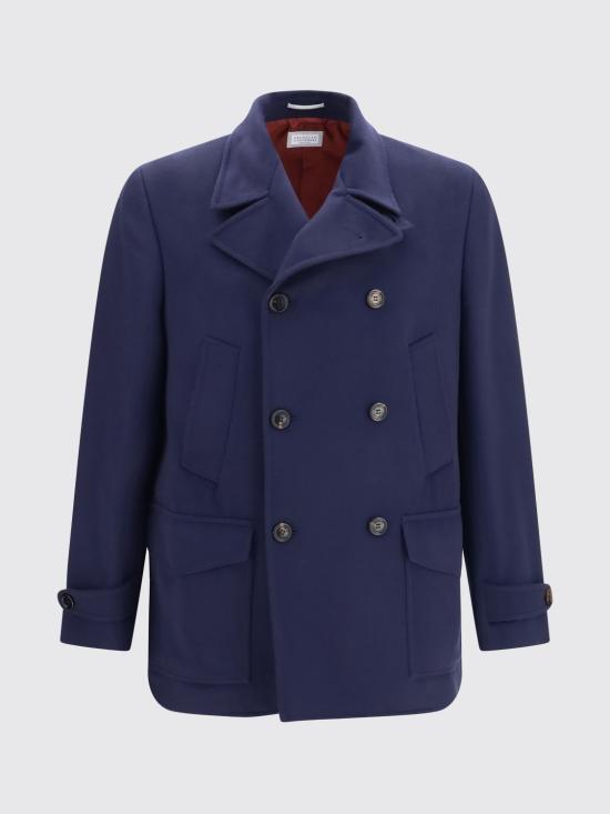 26FW 브루넬로 쿠치넬리 코트 MV4677029 CCF64 Blue - BRUNELLO CUCINELLI