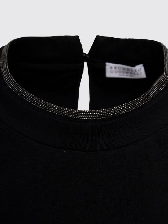 26FW 브루넬로 쿠치넬리 반팔 티셔츠 MPT18BD200 C101 Black - BRUNELLO CUCINELLI