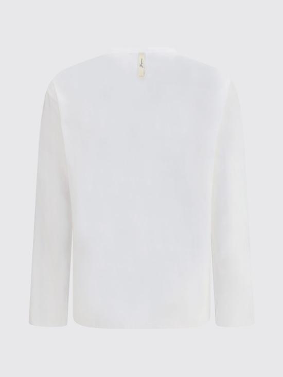 26FW 자크뮈스 긴팔 티셔츠 TSU00351AJ00289 100 White - JACQUEMUS