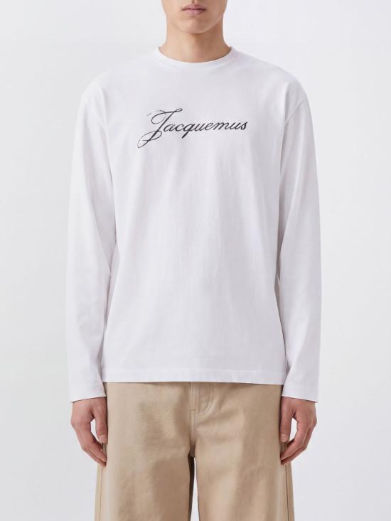 26FW 자크뮈스 긴팔 티셔츠 TSU00351AJ00289 100 White