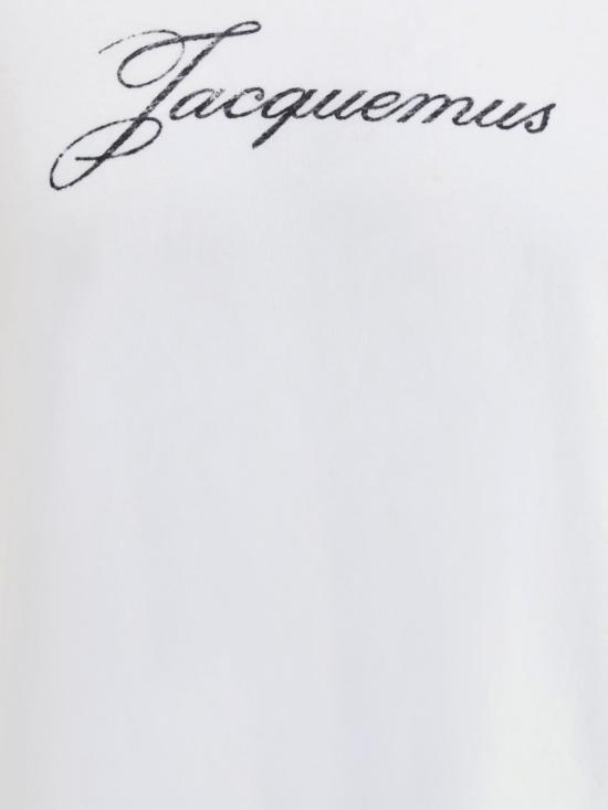 26FW 자크뮈스 긴팔 티셔츠 TSU00351AJ00289 100 White - JACQUEMUS