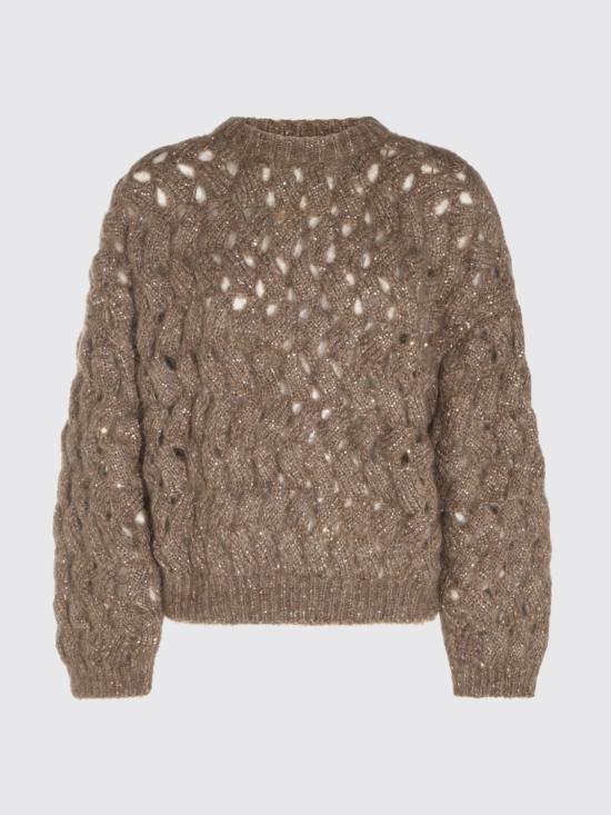 26FW 브루넬로 쿠치넬리 스웨터 MNT347520 CLE69 Beige - BRUNELLO CUCINELLI