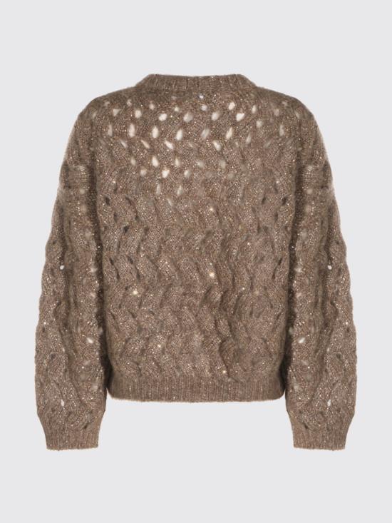 26FW 브루넬로 쿠치넬리 스웨터 MNT347520 CLE69 Beige - BRUNELLO CUCINELLI