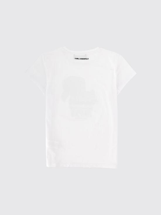 26SS [키즈] 칼라거펠트 티셔츠 Z31158 10P White - KARL LAGERFELD