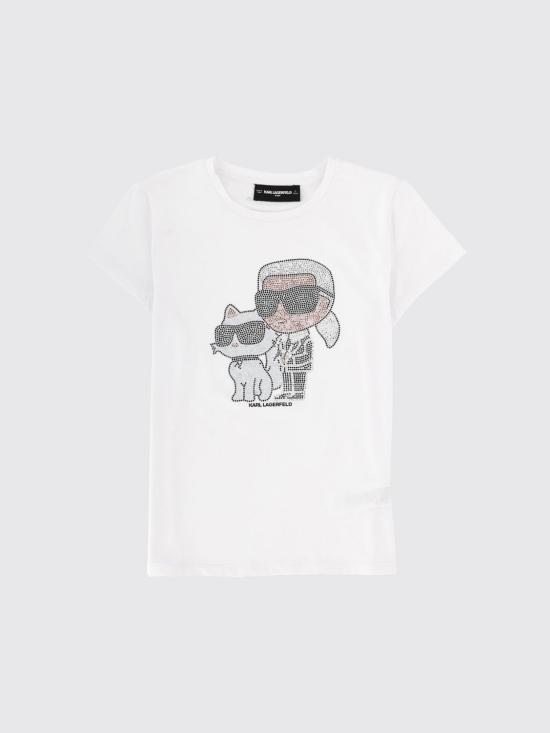 26SS [키즈] 칼라거펠트 티셔츠 Z31158 10P White