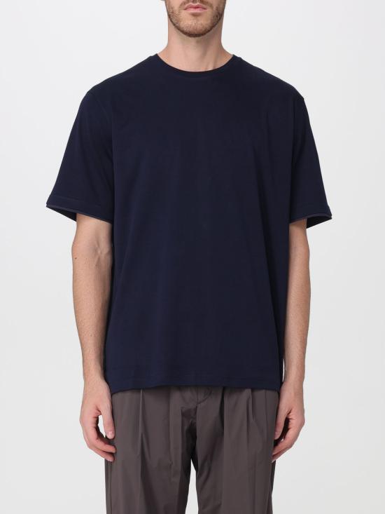 26FW 에르노 반팔 티셔츠 JG00031UR52052 9200 Navy