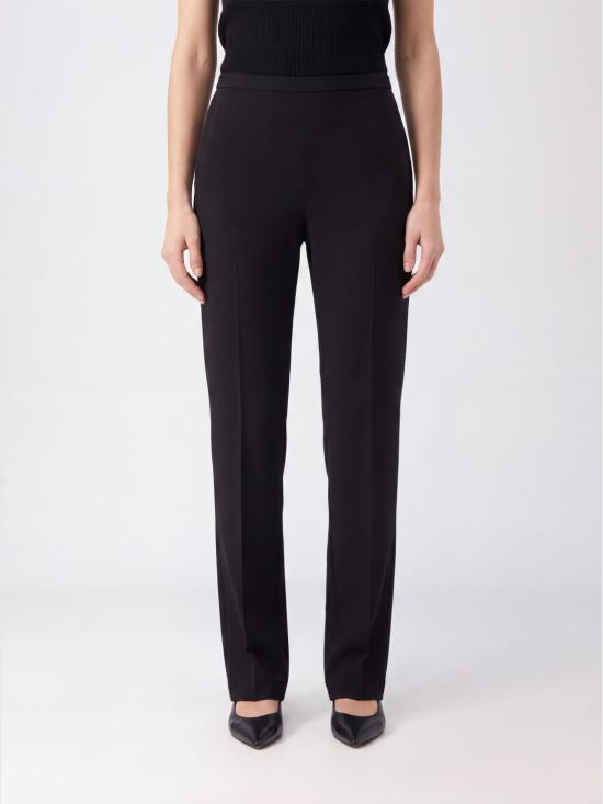26FW 더로우 스트레이트 팬츠 R000333W4685 BLK Black