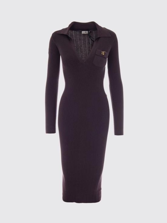 26FW 엘리자베타프랜치 롱 원피스 AM08B66E2 EV9 Brown - ELISABETTA FRANCHI