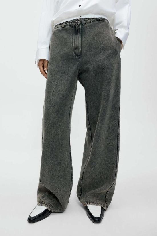  코데라 데님 팬츠 코르데라 워시드 데님 스트레이트 팬츠 - CORDERA