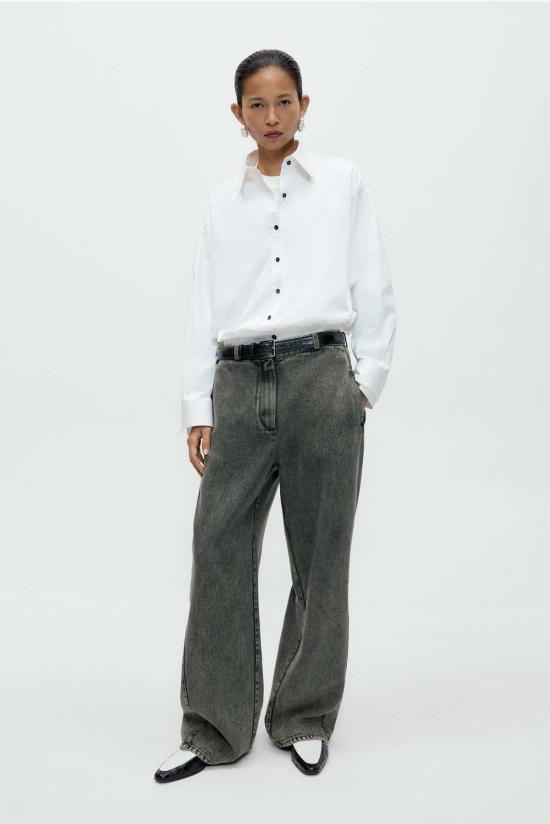  코데라 데님 팬츠 코르데라 워시드 데님 스트레이트 팬츠 - CORDERA