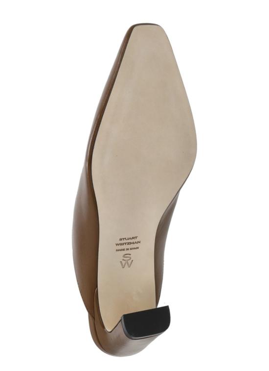 26SS 스튜어트 와이츠먼 뮬/슬리퍼 STASSI MULE 50DRESS NAPPATOASTED ALMOND Brown - STUART WEITZMAN