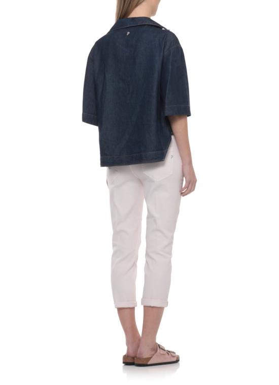 26SS 돈답 탑 DC458DF0266D MC4800 Blue - DONDUP