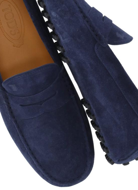 26SS 토즈 고미노 스웨이드 드라이빙 슈즈 XXM22L00010RE0U820 Blue - TODS