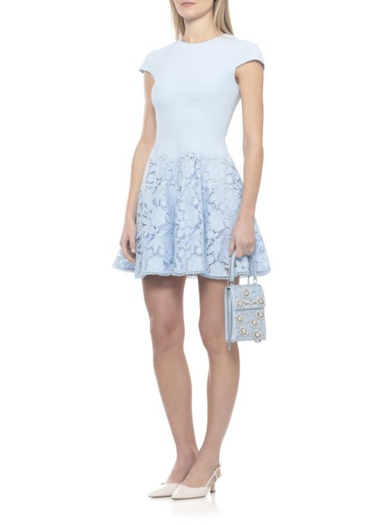 26SS 셀프 포트레이트 원피스 SS26095SBLBLUE CREPE LACEBLUE - SELF PORTRAIT