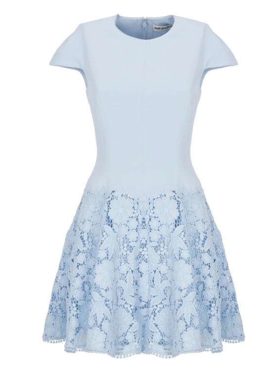 26SS 셀프 포트레이트 원피스 SS26095SBLBLUE CREPE LACEBLUE