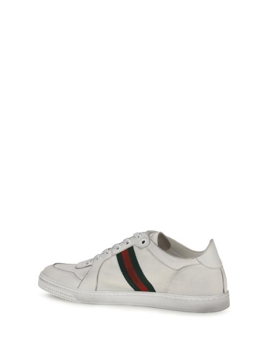 26FW 구찌 스트레치 로우탑 스니커즈 865056AAGFF 9099 WHITE VRV - GUCCI