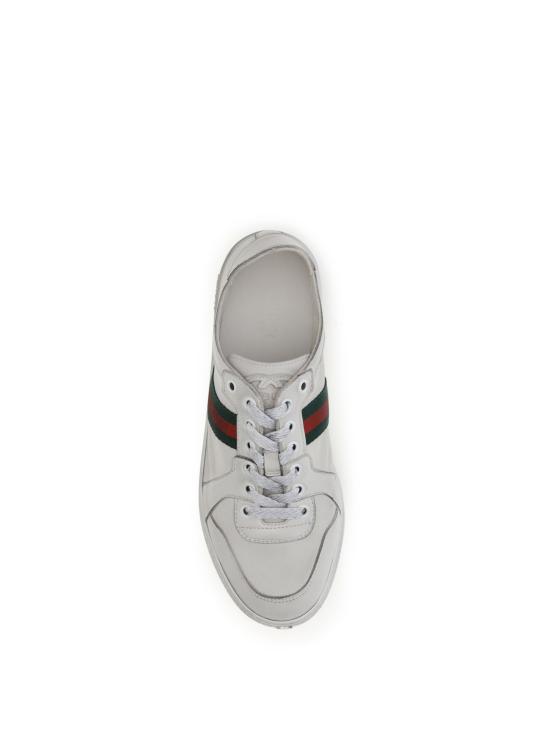 26FW 구찌 스트레치 로우탑 스니커즈 865056AAGFF 9099 WHITE VRV - GUCCI