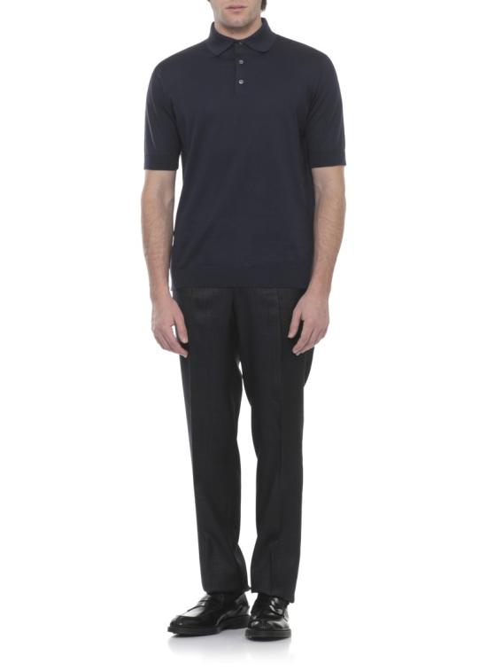 26SS 라르디니 폴로 티셔츠 CNLPMC65CN64020850 Blue - LARDINI
