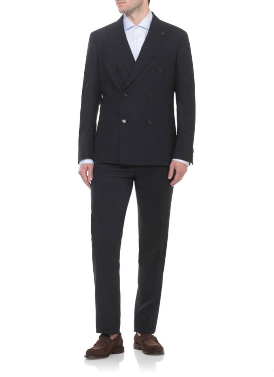 26SS 라르디니 수트 세트 PA6303EPAIF66413850BI Blue - LARDINI