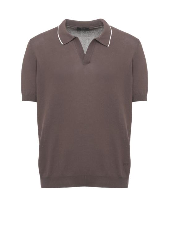 26SS 페이 폴로 티셔츠 NMMC1521740VHY4867 Brown