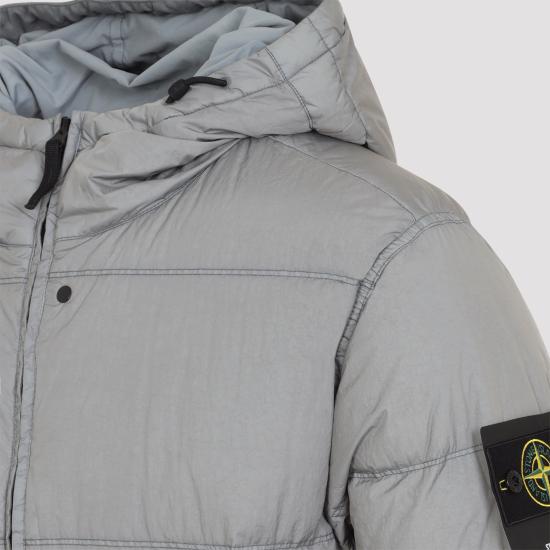 26FW 스톤 아일랜드 크링클 렙스 NY 패딩 재킷 L2S15 4100037 S0A23 V0060 GRAY DOM - STONE ISLAND