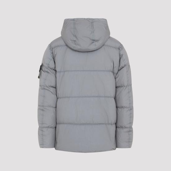26FW 스톤 아일랜드 크링클 렙스 NY 패딩 재킷 L2S15 4100037 S0A23 V0060 GRAY DOM - STONE ISLAND