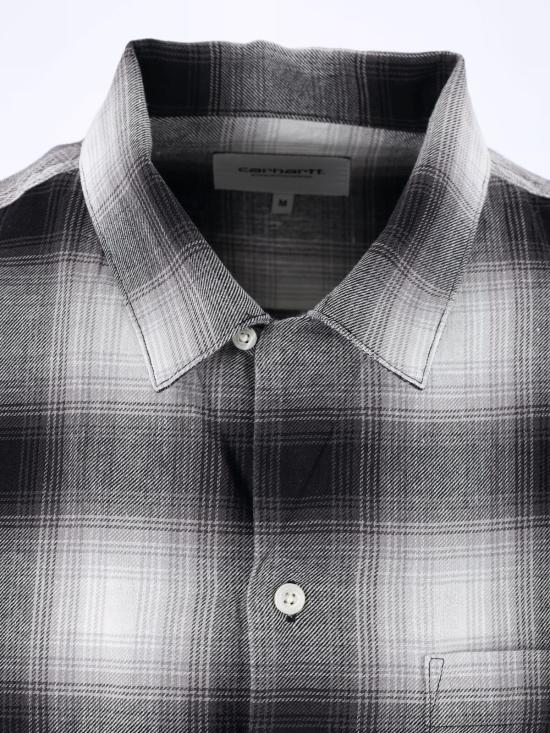 26FW 칼하트 WIP 긴팔 셔츠 I036807 3TQXX TYERS CHECK BLACK DOM - CARHARTT WIP