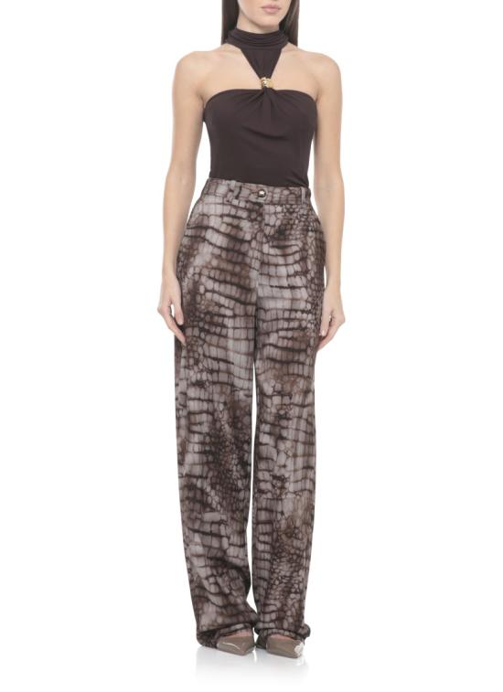 26SS 엘리자베타프랜치 팔라초 팬츠 PA16261E2644 Brown - ELISABETTA FRANCHI