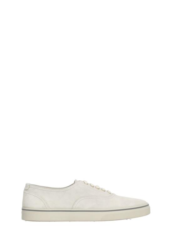 26SS 브루넬로 쿠치넬리 리버스 카프스킨 스니커즈 MZUPIGZ334CXS08 Neutrals