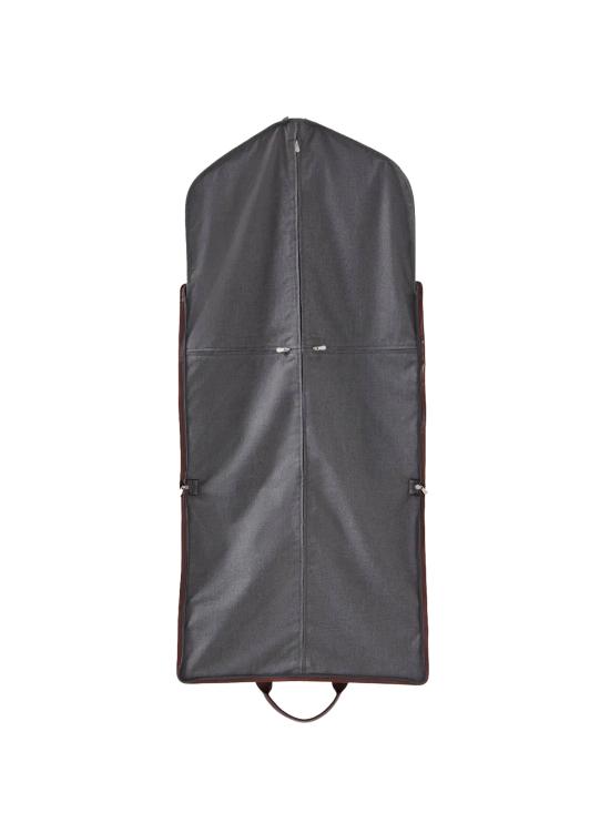 26SS 브루넬로 쿠치넬리 카프스킨 슈트 케이스 MWN4CU390 CAW48 GRAY - BRUNELLO CUCINELLI