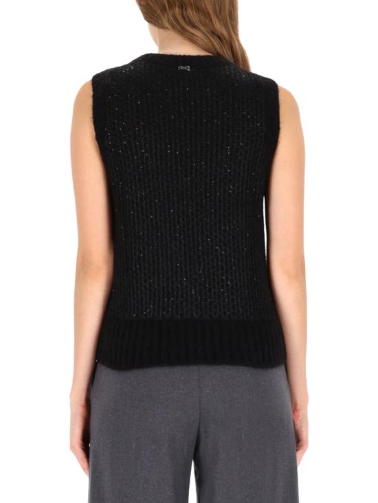 25FW 에르노 베스트 MG00028DR 702749300 BLACK - HERNO