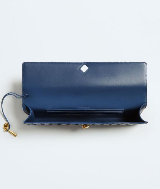 보테가베네타 안디아모 클러치 741511 VCPP34020 BLUE - BOTTEGA VENETA