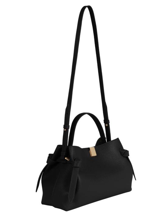 26FW 유제피 토트백 GYOZAPEBBLEGRAINLEATHER BLACK - YUZEFI
