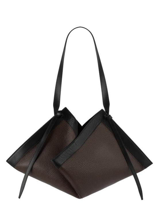 26FW 유제피 숄더백 WONTONPEBBLEGRAINLEATHER ESPRESSO BROWN
