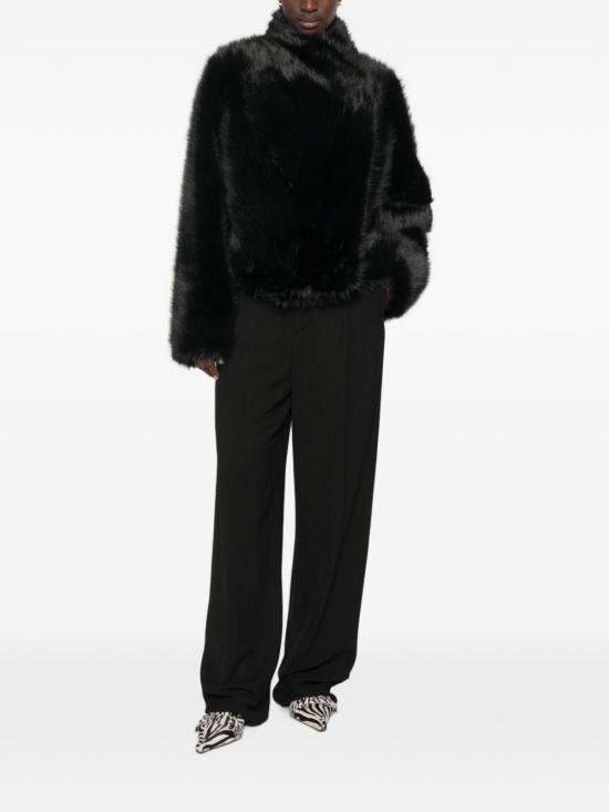 26FW 비비 쿠튀르 무스탕 FW26JA07BLACK - B&B COUTURE