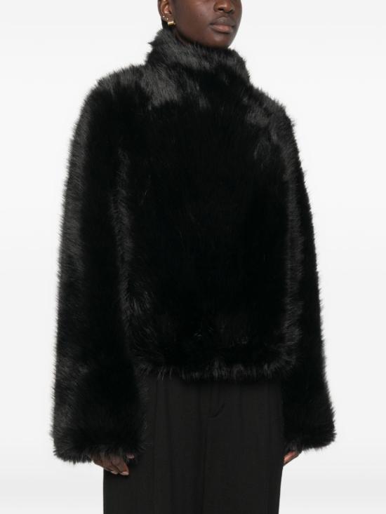 26FW 비비 쿠튀르 무스탕 FW26JA07BLACK - B&B COUTURE