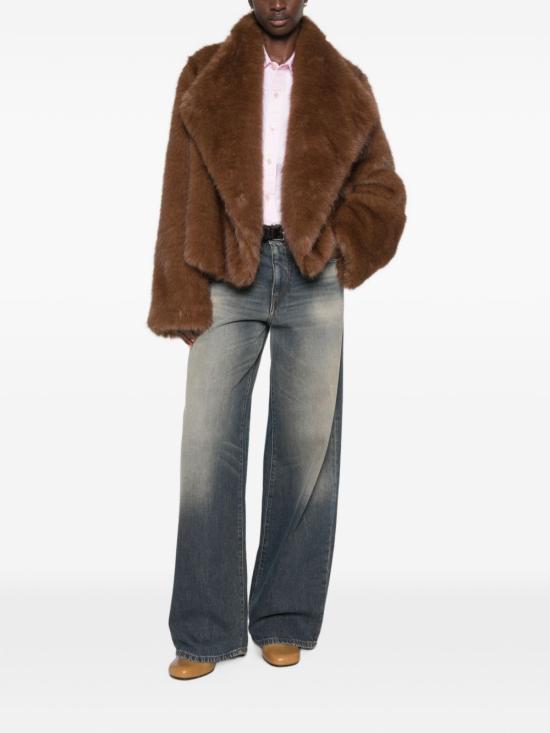 26FW 비비 쿠튀르 무스탕 FW26FA6MINK BROWN - B&B COUTURE