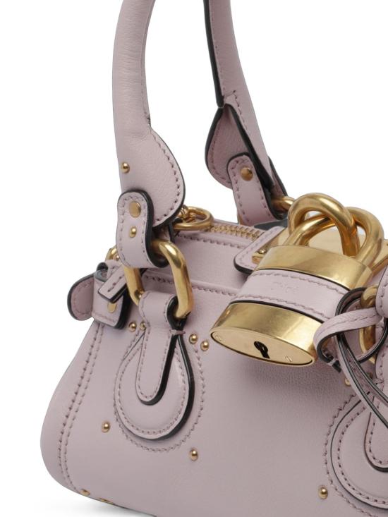 26FW 끌로에 스몰 그레인드 레더 패딩턴 백 CH26SS805P756F8 LILAC - CHLOE