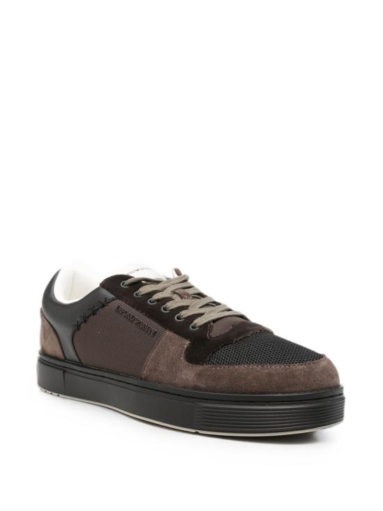 26FW 엠포리오 아르마니 스니커즈 EM005293AF23155 M6489DKBROWN - EMPORIO ARMANI