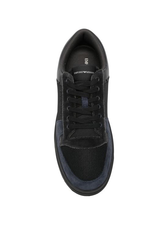 26FW 엠포리오 아르마니 스니커즈 EM005293AF23155 MZ312BLACKNAV - EMPORIO ARMANI